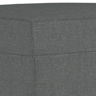 Voetenbank 70x55x41 cm stof donkergrijs 5
