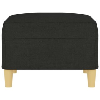 Voetenbank 70x55x41 cm stof zwart 4