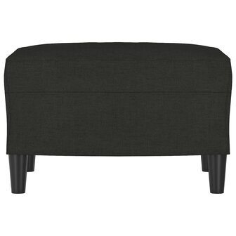 Voetenbank 60x50x41 cm stof zwart 3