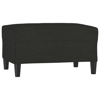 Voetenbank 70x55x41 cm stof zwart 2
