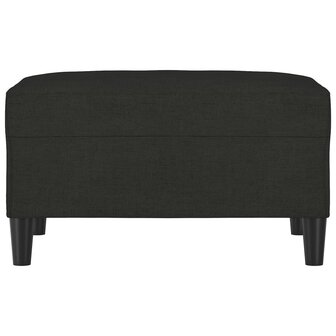 Voetenbank 70x55x41 cm stof zwart 3