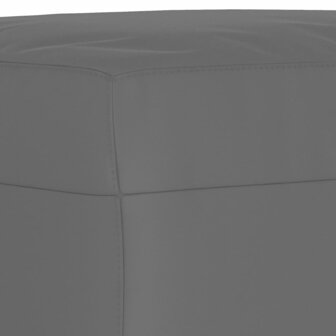Voetenbank 70x55x41 cm microvezelstof donkergrijs 5