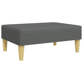 Voetenbank 77x55x31 cm stof donkergrijs 2