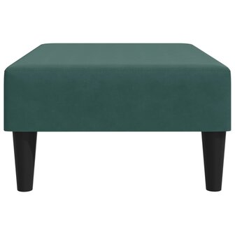Voetenbank 77x55x31 cm fluweel donkergroen 5