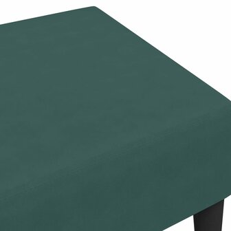 Voetenbank 77x55x31 cm fluweel donkergroen 6