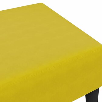 Voetenbank 77x55x31 cm fluweel geel 6