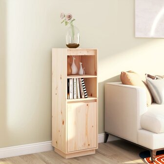 Hoge kast 37x34x110 cm massief grenenhout 1
