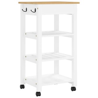 Keukentrolley MONZA 48x40x90 cm massief grenenhout 7