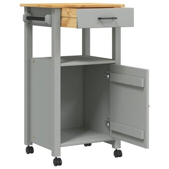 Keukentrolley MONZA 48x40x90 cm massief grenenhout 4