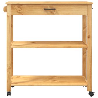 Keukentrolley MONZA 84x40x90 cm massief grenenhout 5