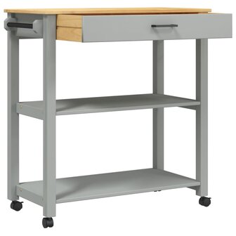 Keukentrolley MONZA 84x40x90 cm massief grenenhout 4