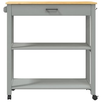 Keukentrolley MONZA 84x40x90 cm massief grenenhout 5