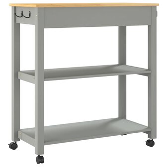Keukentrolley MONZA 84x40x90 cm massief grenenhout 7
