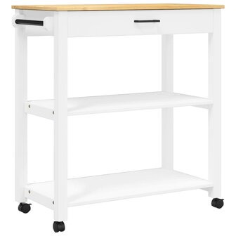 Keukentrolley MONZA 84x40x90 cm massief grenenhout 2