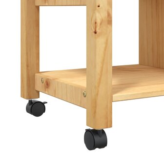 Keukentrolley MONZA 84x40x90 cm massief grenenhout 8