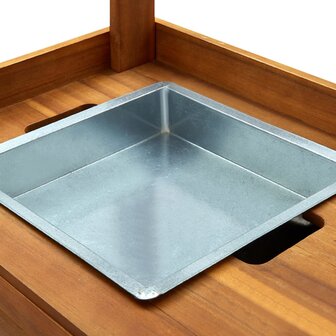 Keukentrolley 92x43,5x141,5 cm massief acaciahout 6