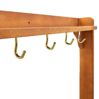Keukentrolley 92x43,5x141,5 cm massief acaciahout 8