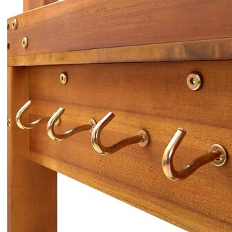 Keukentrolley 92x43,5x141,5 cm massief acaciahout 9