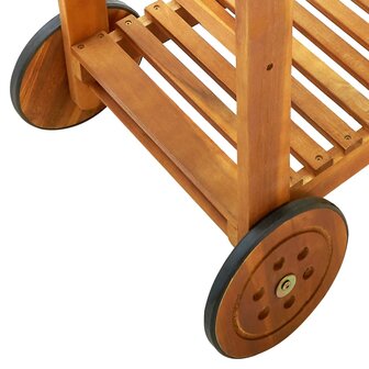 Keukentrolley 92x43,5x141,5 cm massief acaciahout 10