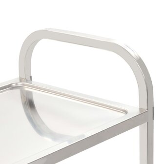 Keukentrolley 3-laags 96,5x55x90 cm roestvrij staal 4