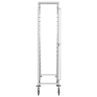 Keukentrolley 16-laags 38x55x163 cm roestvrij staal 3