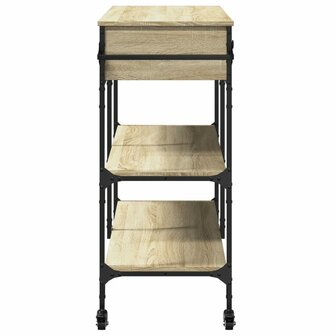 Keukentrolley 105x42x95 cm bewerkt hout sonoma eikenkleurig 9