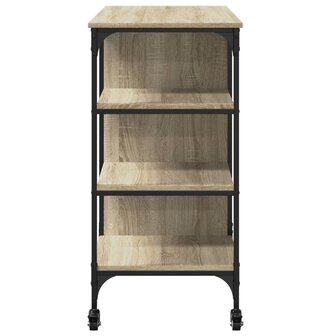 Keukentrolley 100x45x89,5 cm bewerkt hout sonoma eikenkleurig 8