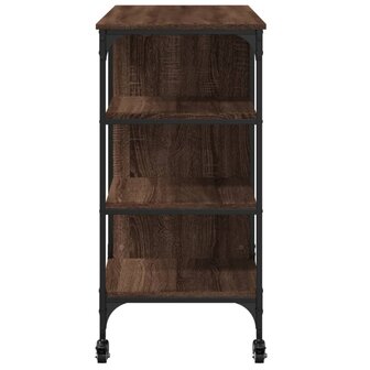 Keukentrolley 100x45x89,5 cm bewerkt hout bruin eikenkleurig 8