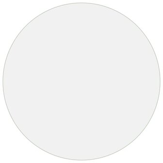 Tafelbeschermer &Oslash;70 cm 2 mm PVC transparant 2