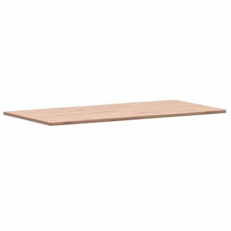 Tafelblad rechthoekig 80x40x1,5 cm massief beukenhout 3