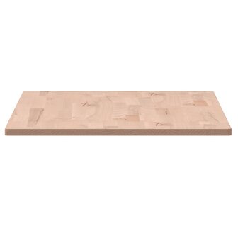 Tafelblad rechthoekig 80x40x1,5 cm massief beukenhout 5
