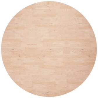 Tafelblad rond &Oslash;80x4 cm onbehandeld massief eikenhout 2
