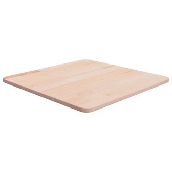 Tafelblad vierkant 50x50x1,5 cm onbehandeld massief eikenhout 1