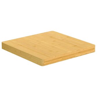 Tafelblad 40x40x4 cm bamboe 2