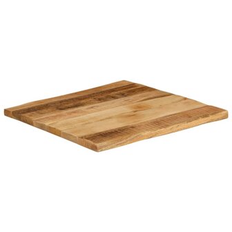 Tafelblad met natuurlijke rand 40x40x2,5 cm massief mangohout 2