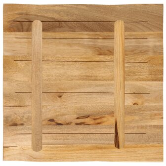 Tafelblad met natuurlijke rand 40x40x2,5 cm massief mangohout 5