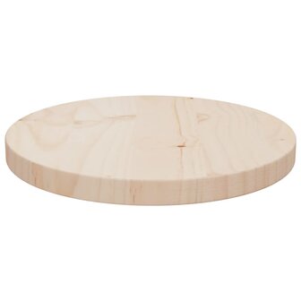 Tafelblad &Oslash;30x2,5 cm massief grenenhout 2