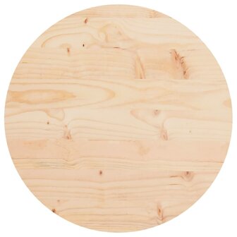 Tafelblad rond &Oslash;40x3 cm massief grenenhout 2