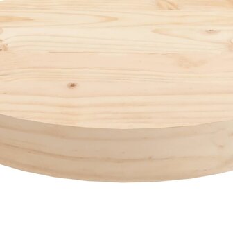 Tafelblad rond &Oslash;40x3 cm massief grenenhout 5