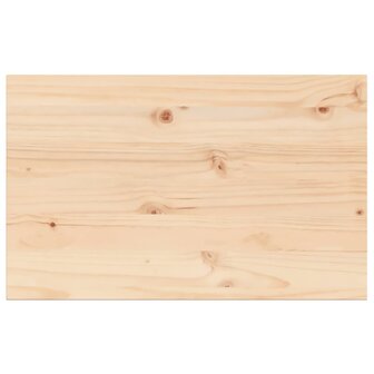 Tafelblad rechthoekig 80x50x1,7 cm massief grenenhout 2