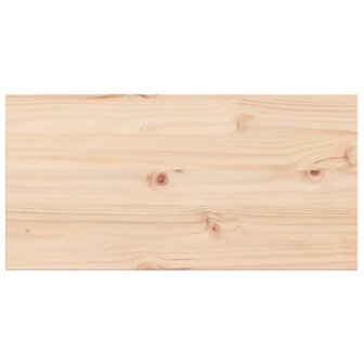Tafelbladen 2 st rechthoekig 80x40x1,7 cm massief grenenhout 3