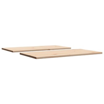 Tafelbladen 2 st rechthoekig 80x40x1,7 cm massief grenenhout 5