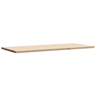 Tafelblad rechthoekig 100x50x1,7 cm massief grenenhout 4