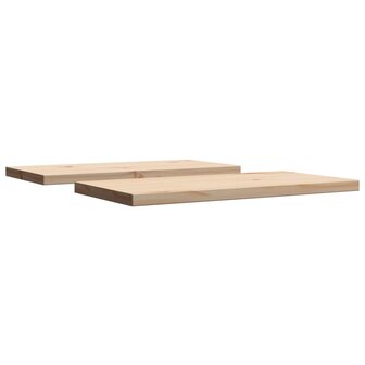Tafelbladen 2 st rechthoekig 60x30x2,5 cm massief grenenhout 5