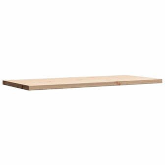 Tafelblad rechthoekig 90x40x2,5 cm massief grenenhout 4