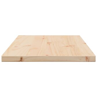 Tafelblad rechthoekig 90x40x2,5 cm massief grenenhout 6