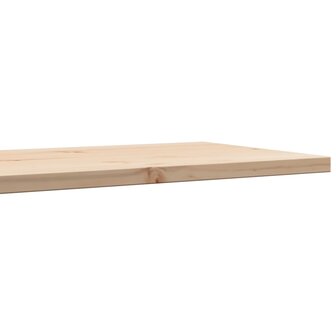 Tafelblad rechthoekig 90x40x2,5 cm massief grenenhout 7