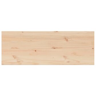 Tafelblad rechthoekig 110x40x2,5 cm massief grenenhout 2