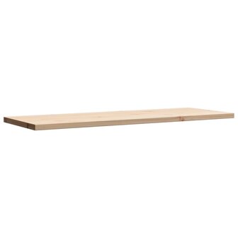 Tafelblad rechthoekig 110x40x2,5 cm massief grenenhout 4