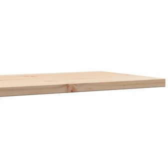 Tafelblad rechthoekig 110x40x2,5 cm massief grenenhout 7